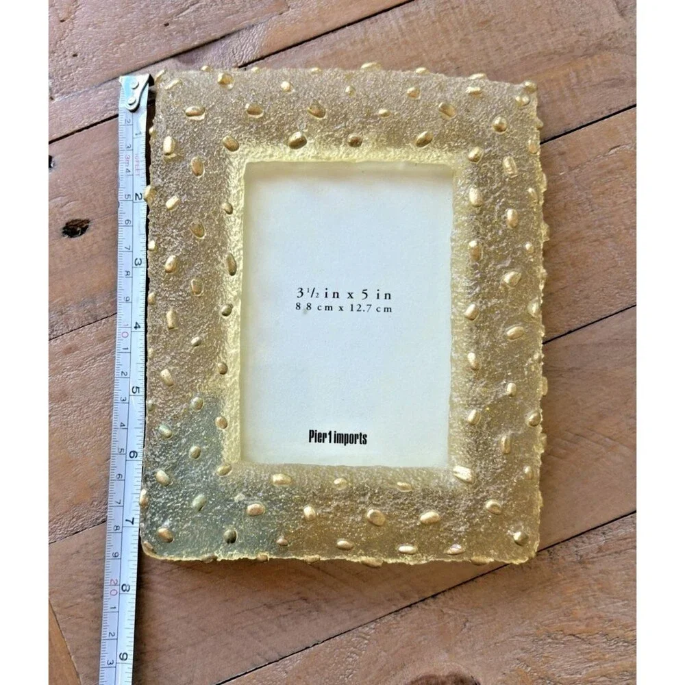 Pier 1 Picture Frame Holds 3.5X5 Inches Used